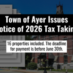 Ayer Notice of Tax Taking June 2026
