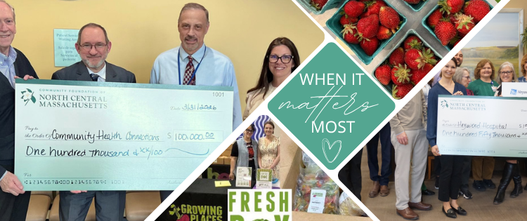 Community Foundation of North Central Massachusetts Announcement